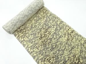 アンティーク　草花模様羽織洗い張り